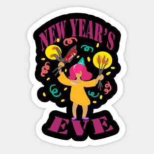 new years eve gift Sticker